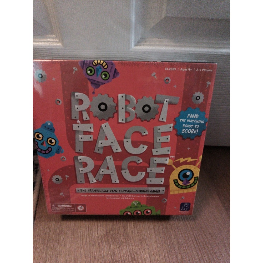NEW Educational Insights ROBOT FACE RACE Game for Ages 4+  (2-4 players) SEALED